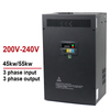 Variable Frequency Drive VFD Inverter&Converter 220V 45KW 55KW Input 3 Phases to Output 3 Phases