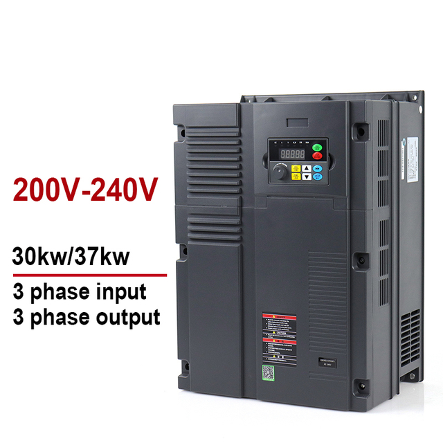 Variable unidad de frecuencia VFD Inverter y convertidor 220V 30KW 37KW Entrada 3 fases para salir 3 fases