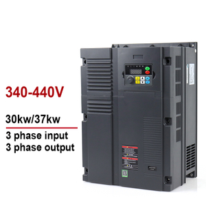 محرك التردد المتغير VFD عاكس ومحول 380V 30KW 37KW إدخال 3 مراحل لإخراج 3 مراحل