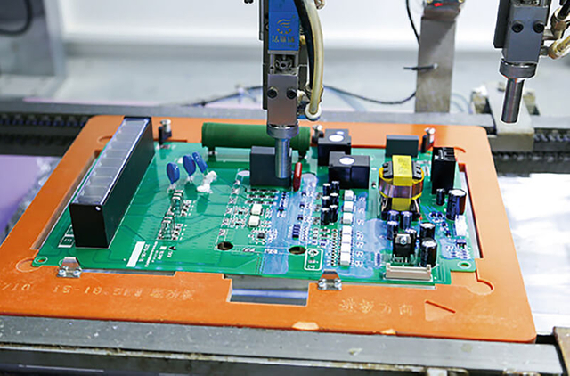 Three-proof-paint-coating-operation