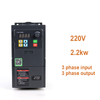 VFD Variable Frequency Drive 220V 2.2KW Input 3 Phases to Output 3 Phases