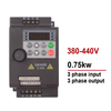 VFD Variable Frequency Drive 380V 0.75KW Input 3 Phase to Output 3 Phase Motor Speed Controller