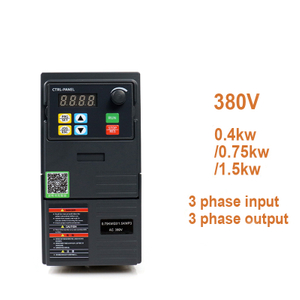 VFD चर आवृत्ति ड्राइव 380V 0.4kW 0.75kW 1.5kW इनपुट 3 चरण 3 चरणों के लिए