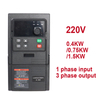 VFD Variable Frequency Drive Input 1 Phase to Output 3 Phases 220V 0.4KW 0.75KW 1.5KW 