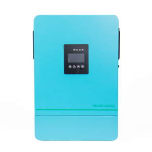 Hybrid Solar Inverter Grid Tied Inverter HE200-6500 Single phase 48Vdc 240Vac 5.5KW Blue